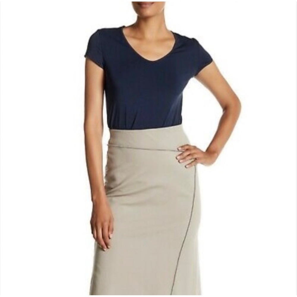 Wolford Honolulu‎ seamless short sleeve top blue small